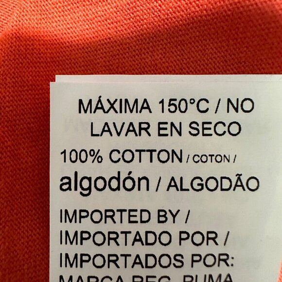 Puma Mens‎ Size M Fall Foliage Orange Graphic Crew Neck Short Sleeve T-Shirt NWT - Picture 12 of 12